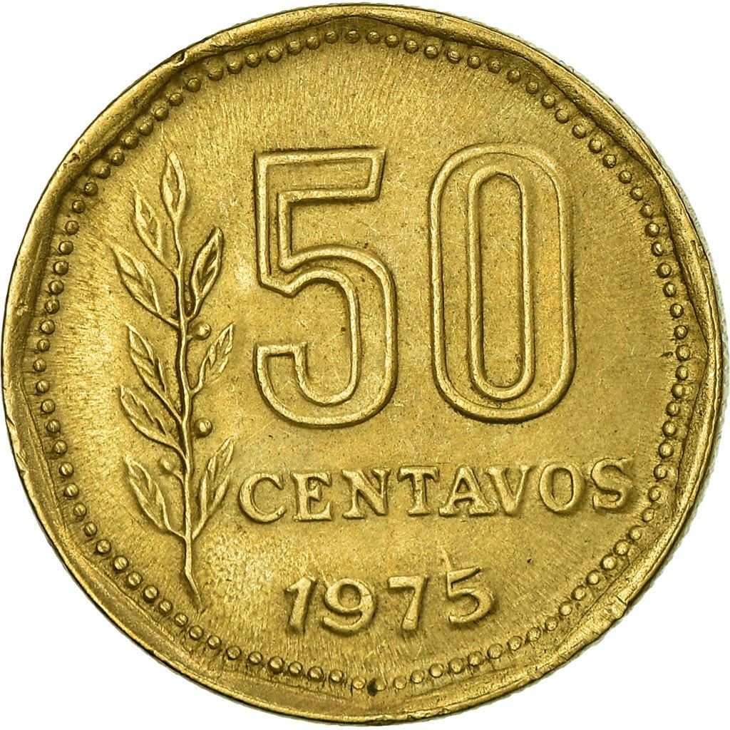 Moneta Argentina 50 Centavos | Oudine | Cappello frigio | KM68 | 1970 - 1976