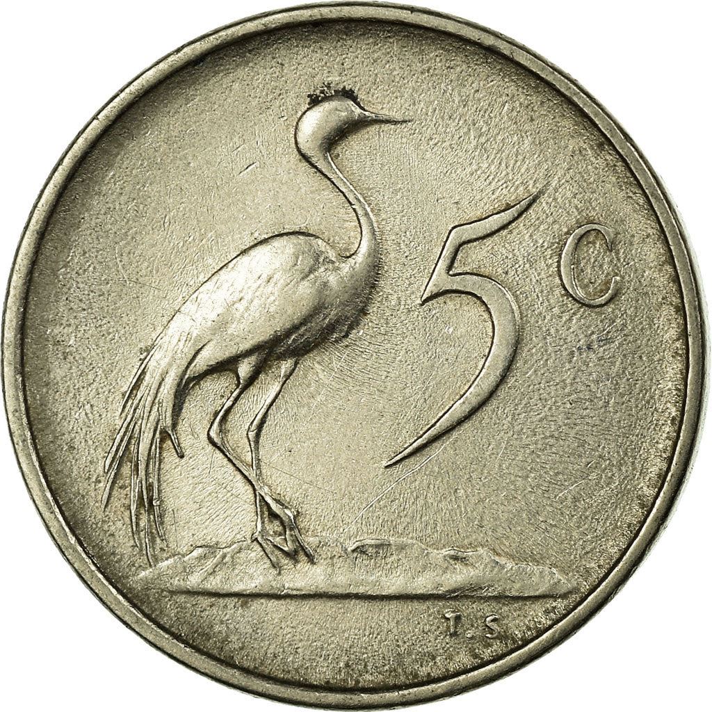 Sør-Afrika 5 Cent Mynt | Charles Swart | Engelsk Legende - SOUTH AFRICA | KM76.1 | 1968