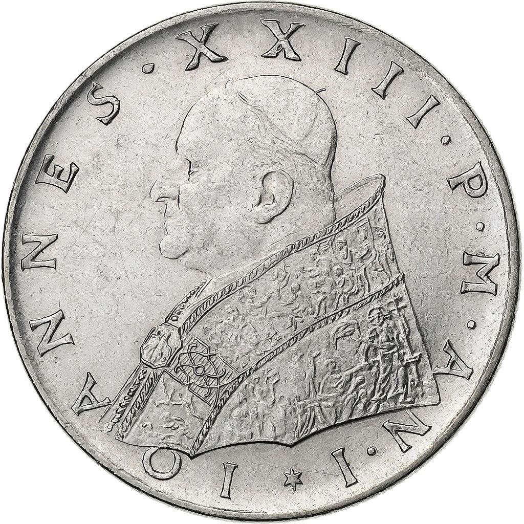 Vatican City | 100 Lire Coin | John XXIII | Km:64 | 1959 - 1962