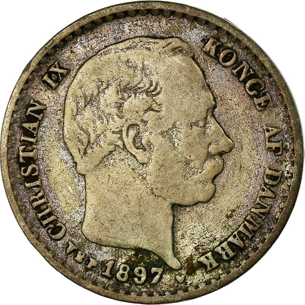 Denmark | 10 Ore Coin | Christian IX | Km:795 | 1874 - 1905