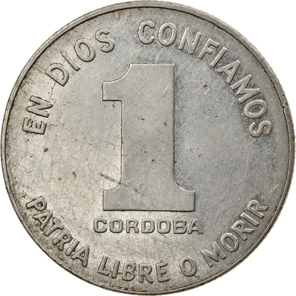 Nicaragua Coin Nicaraguan 1 Cordoba | Augusto Nicolas Sandino | KM43a | 1984 - 1985