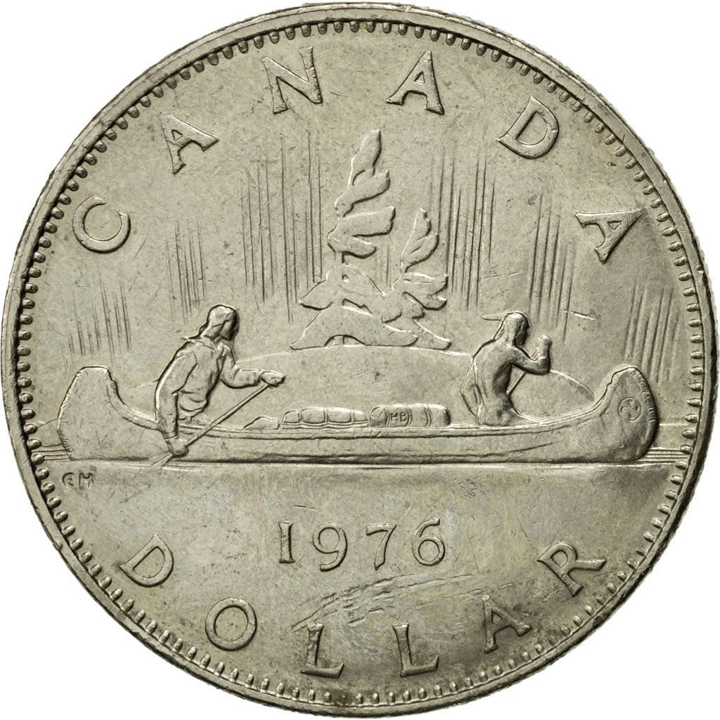 Kanada | 1 dolerio moneta | Nikelis | Antrasis portretas | KM:76.1; 76.2 | 1968–1976