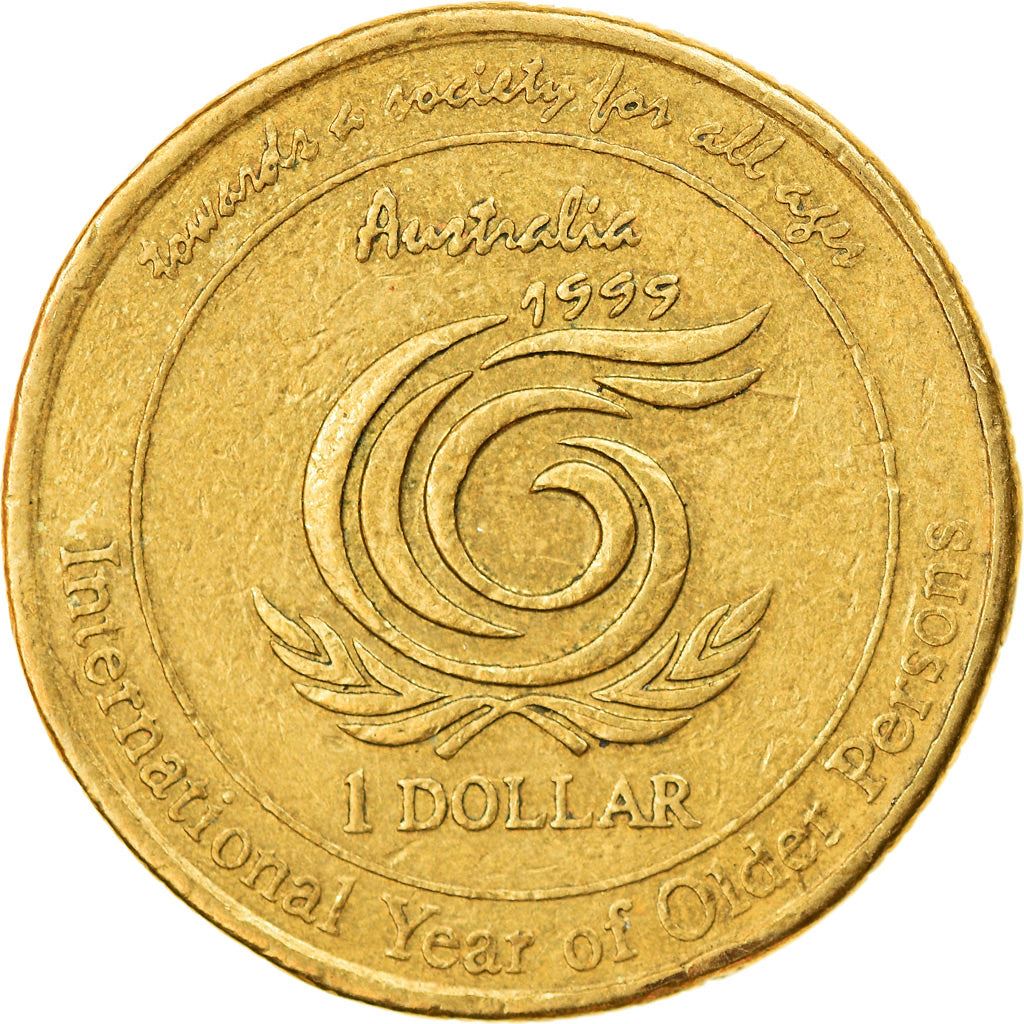 Australia | 1 Dollar Coin | Year of Older Persons | KM:405 | 1999