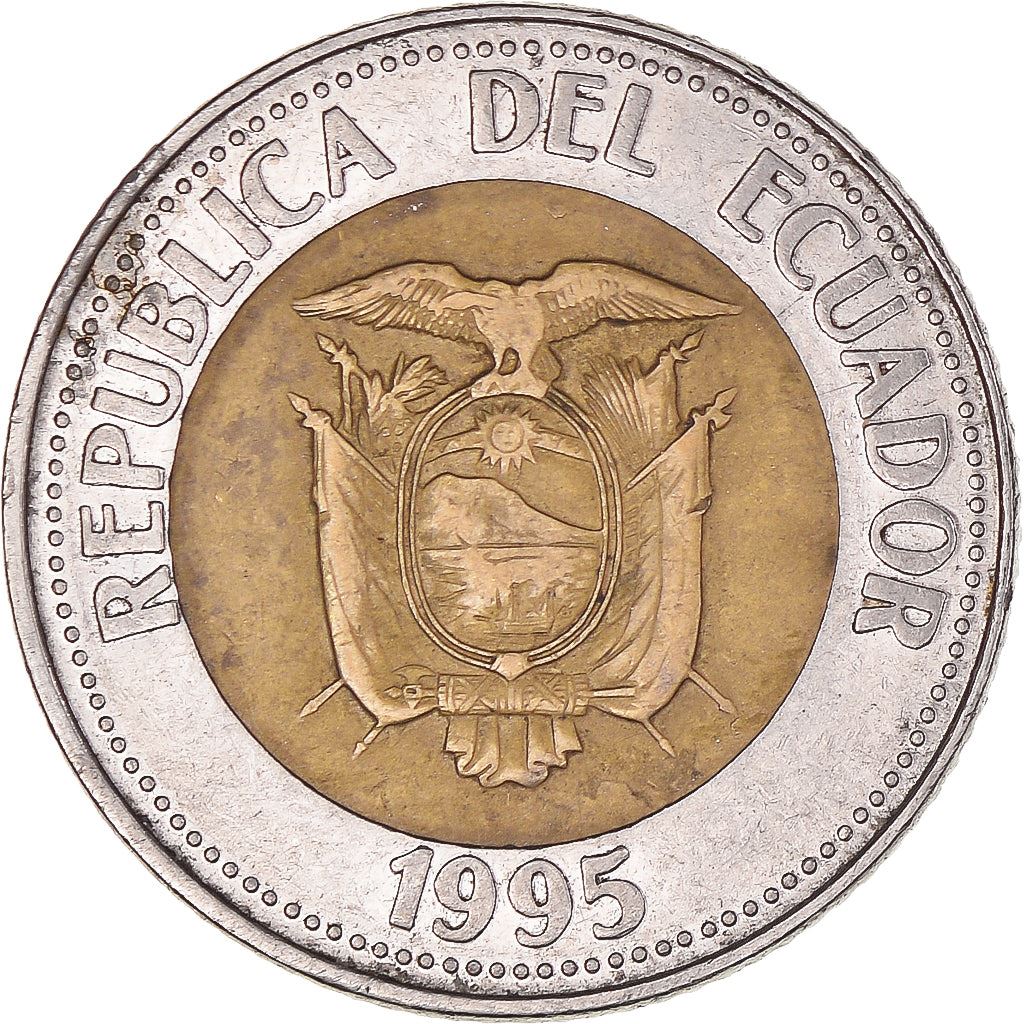 Ecuador | 500 Sucres Coin | Bimetallic | State Reform | Km:97 | 1995
