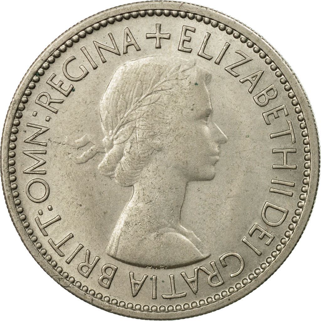 United Kingdom | 2 Shillings Coin | Elizabeth II | Km:892 | 1953