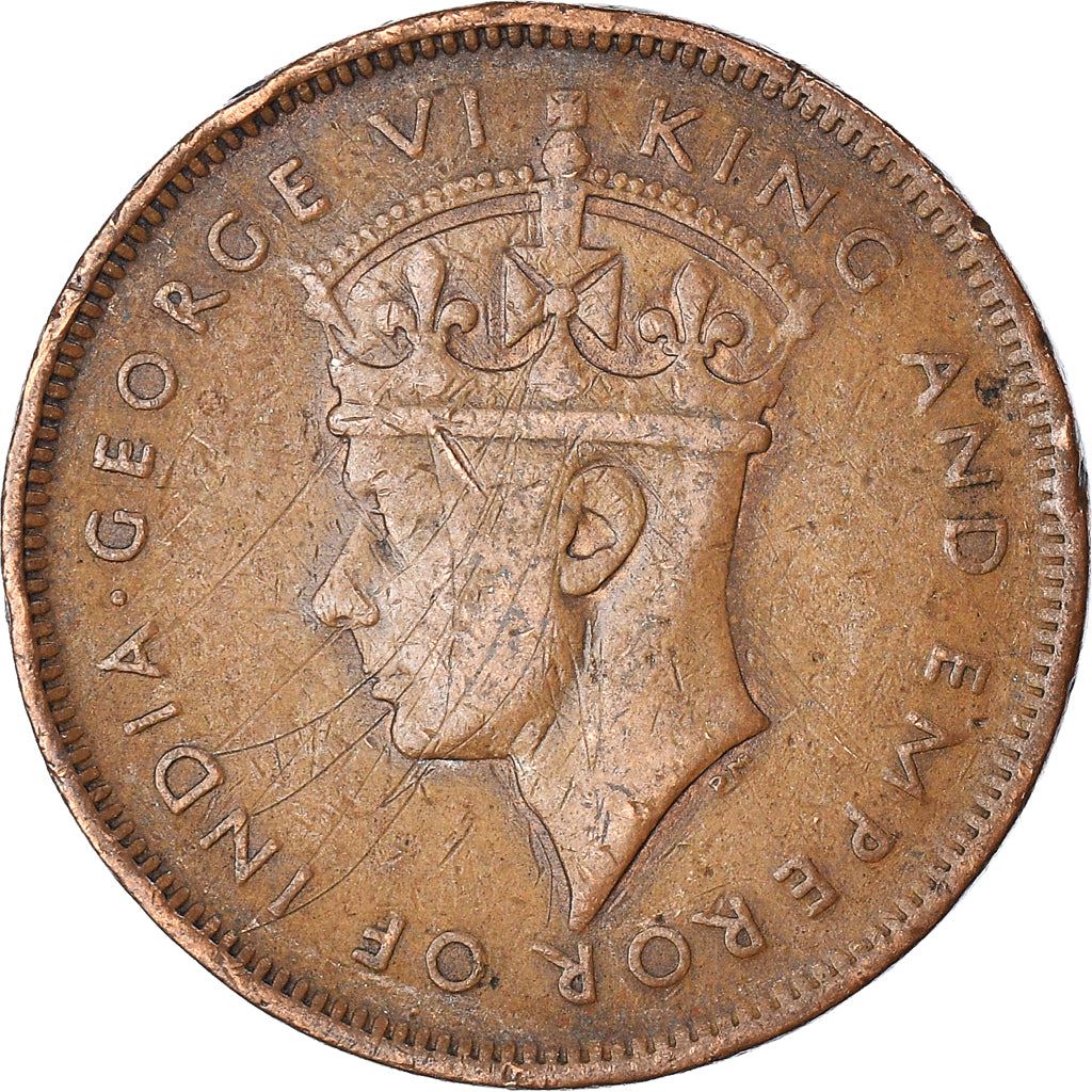 Mauritius | 5 Cents Coin | George VI | Km:20 | 1942 - 1945