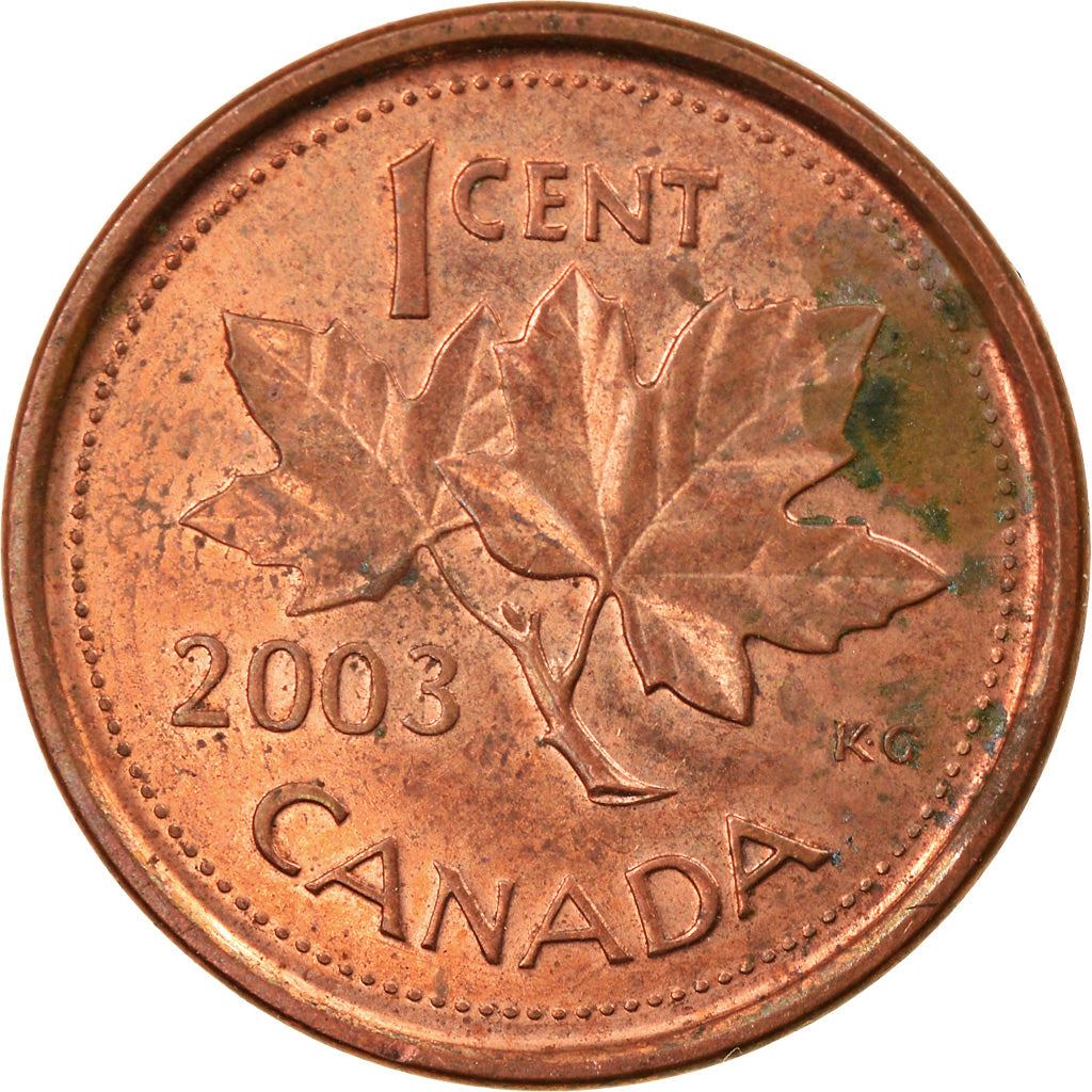 Canada | 1 Cent Coin | Queen Elizabeth II | KM:289b | 1999 - 2003