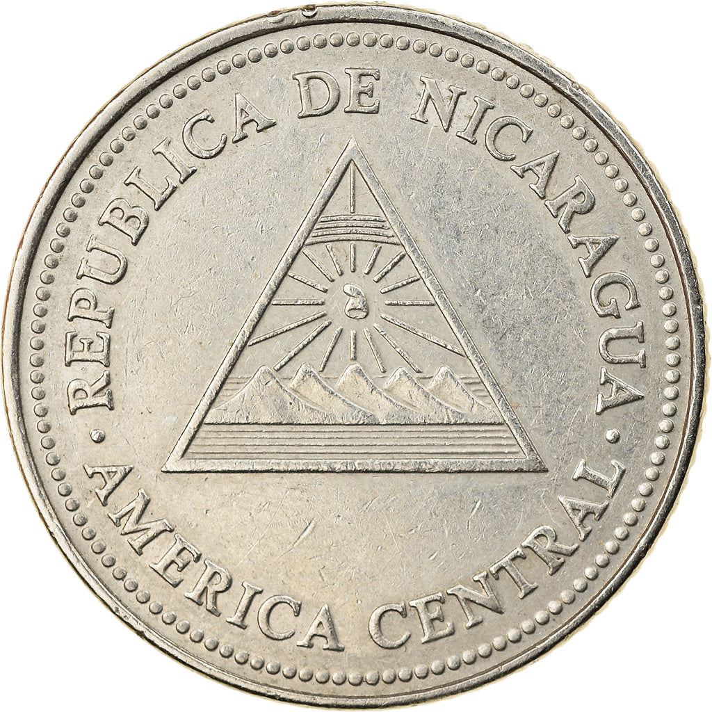 Moneda de 5 Córdobas de Nicaragua  | KM90 | 1997 - 2000