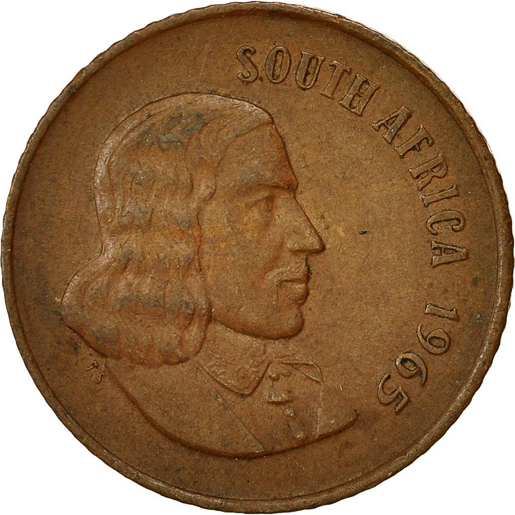 Pièce de 2 Cents d'Afrique du Sud | Légende en anglais - SOUTH AFRICA | KM66.1 | 1965 - 1969