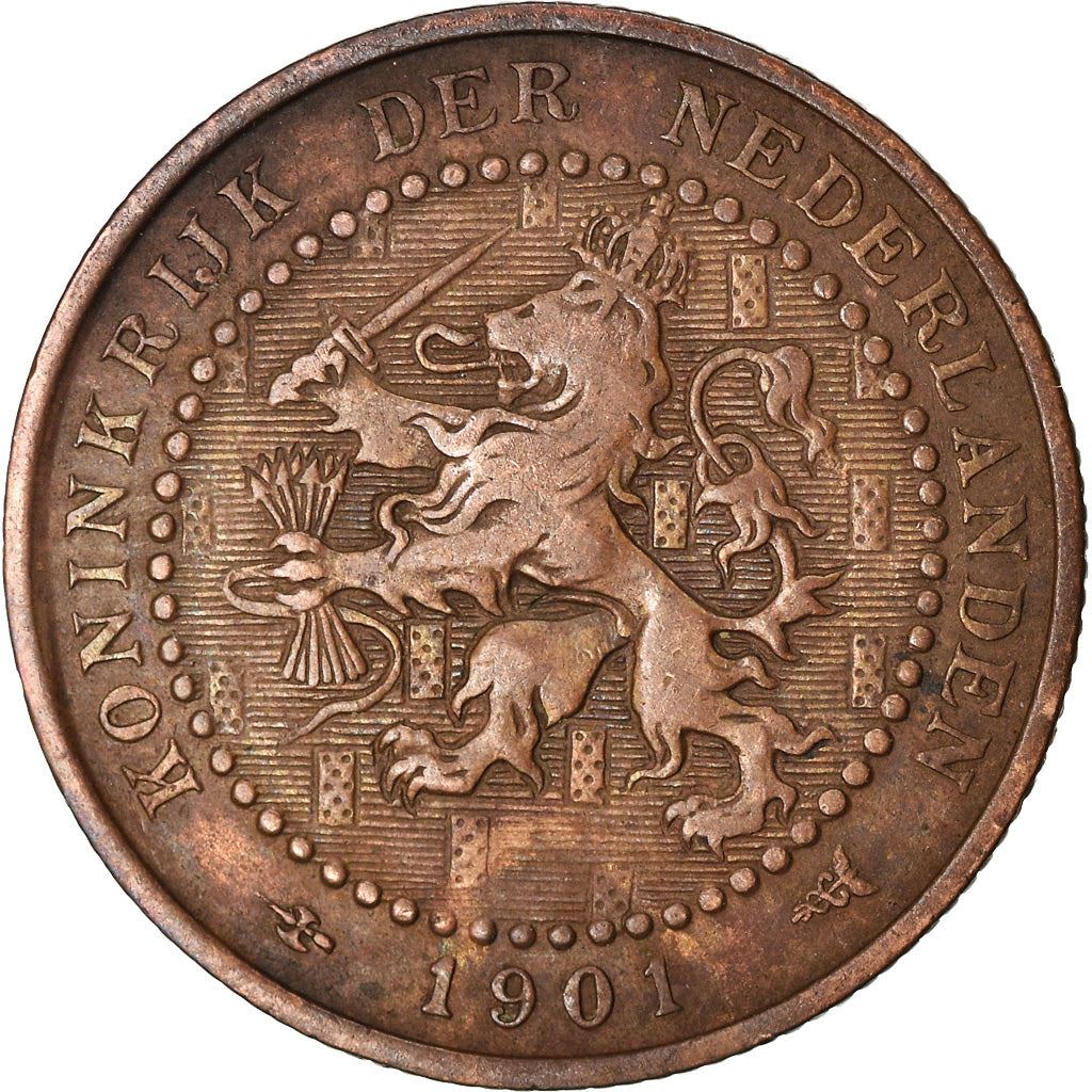 Niederlande | 1-Cent-Münze | Löwe | Km:130 | 1901
