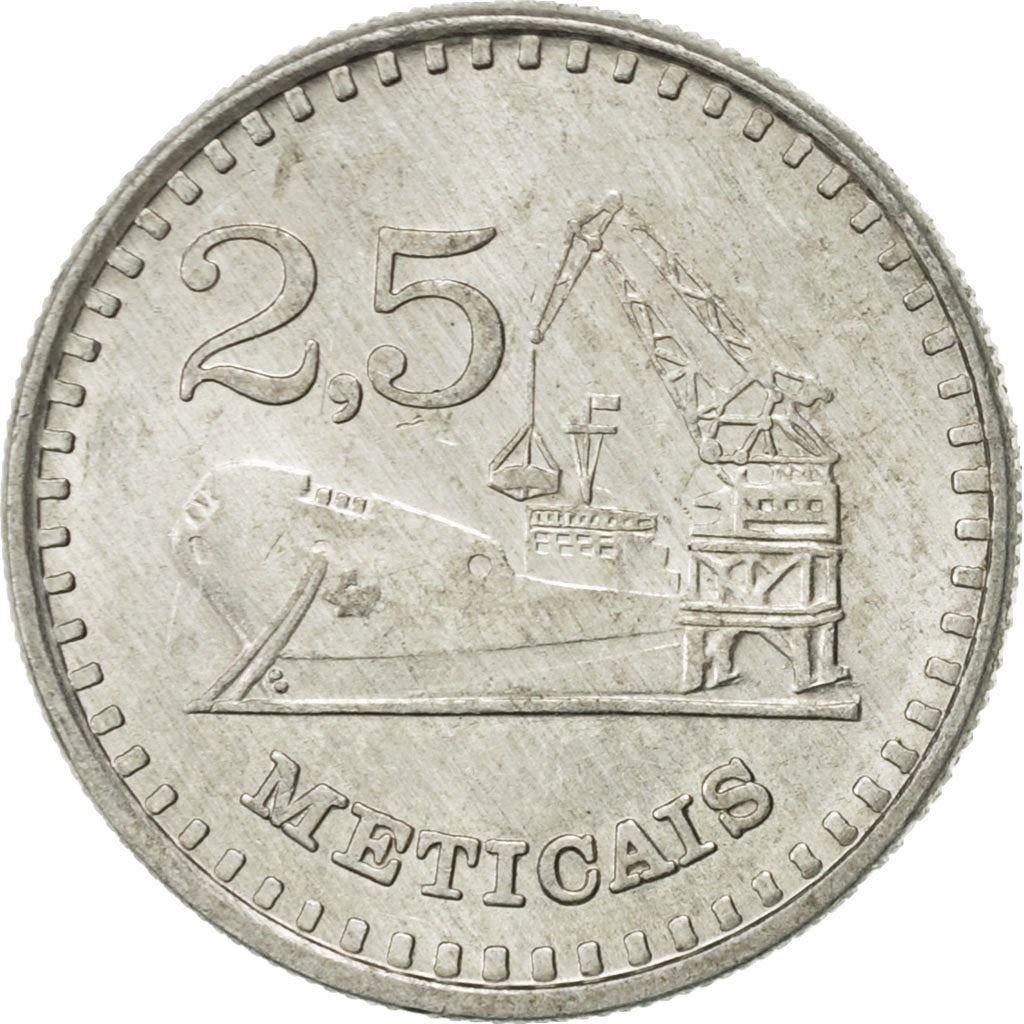 Mozambique 2,5 Meticais Coin | Ship | KM100 | 1980 - 1986