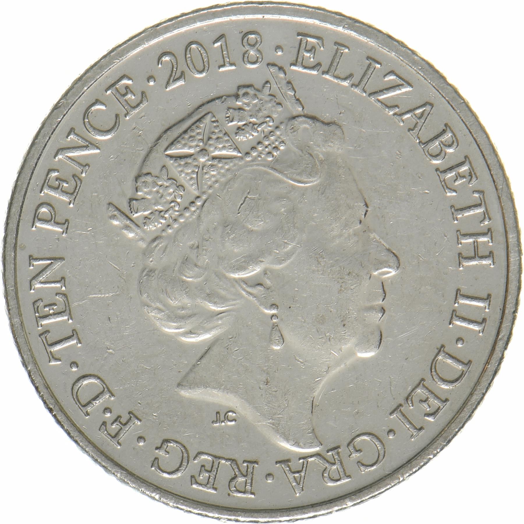 United Kingdom | 10 Pence Coin | Loch Ness Monster | KM:1537 | 2018 - 2019