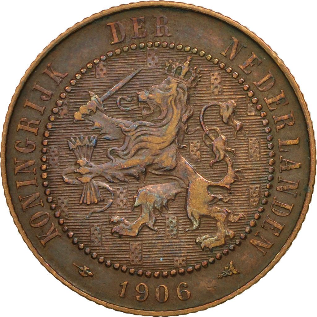 Netherlands | 2½ Cents Coin | A Lion | Bronze | KM:134 | 1903-1906