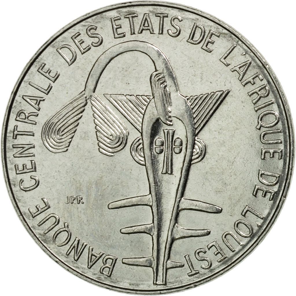 Western African States | 1 Franc Cfa Coin | Emblem of Central Bank | Km:8 | 1976 - 2011