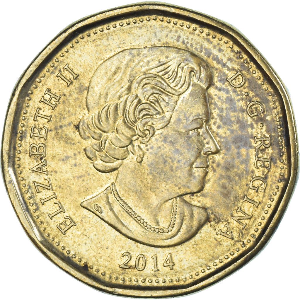 Canada | 1 Dollar Coin | Brass plated steel | 4th portrait | KM:1255 | 2012-2022