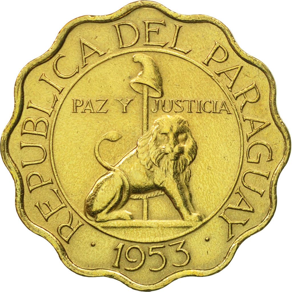 Paraguay | 25 Centimos Coin | Sello de Hacienda | Km:27 | 1953