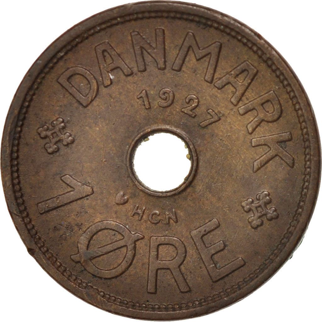 Denmark | 1 Ore Coin | Monogram | Km:826 | 1926 - 1940