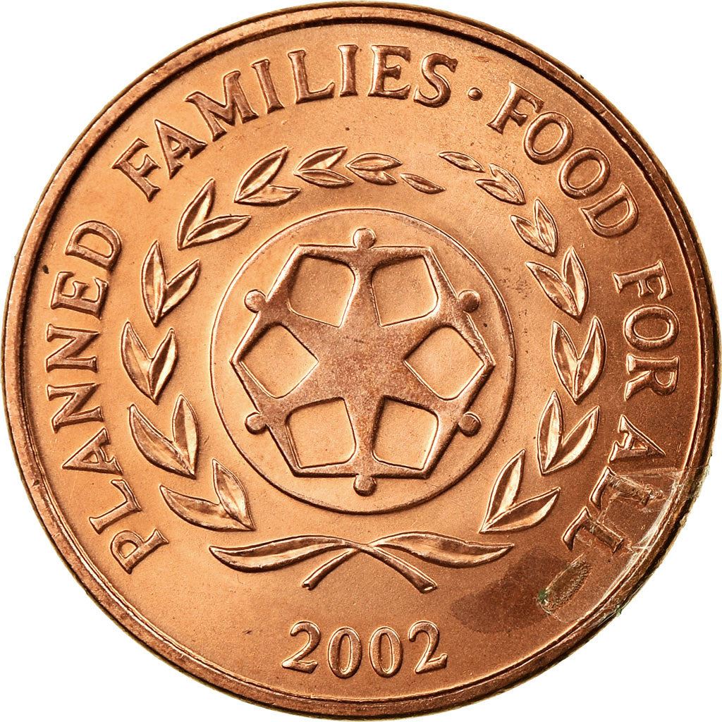 Tonga | 2 Seniti Coin | Taro Plant | FAO | Km:67A | 2002 - 2005