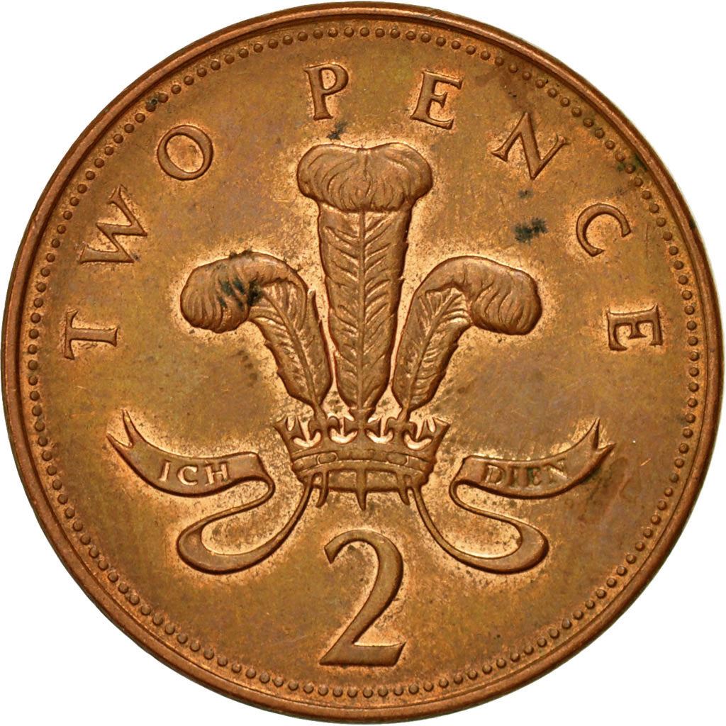 United Kingdom | 2 Pence Coin | Elizabeth II | Km:936A | 1992 - 1997