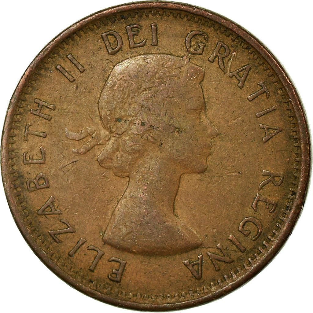 Canada | 1 Cent Coin | Bronze | 1st portrait | KM:49 | 1953-1964
