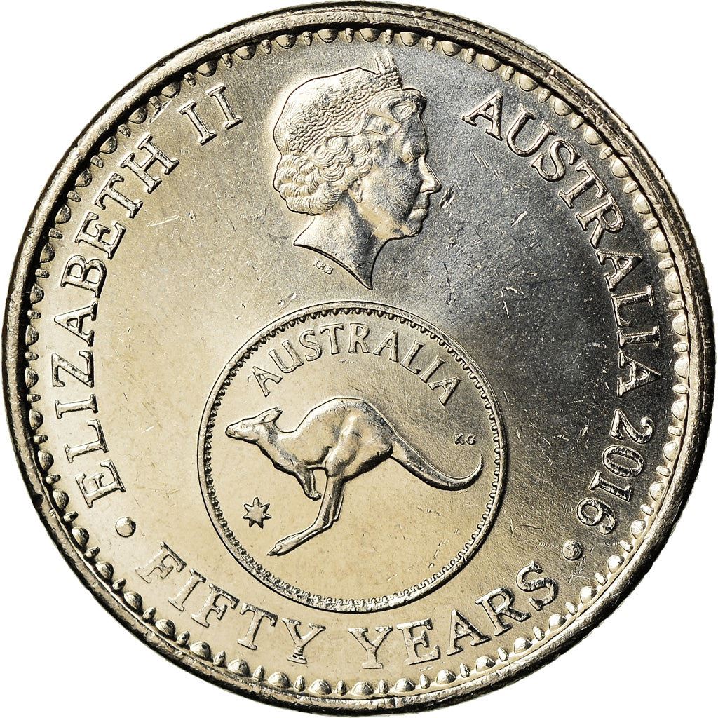 Australia | 5 Cents Coin | Anniversary of Decimal Currency | Km:3160 | 2016