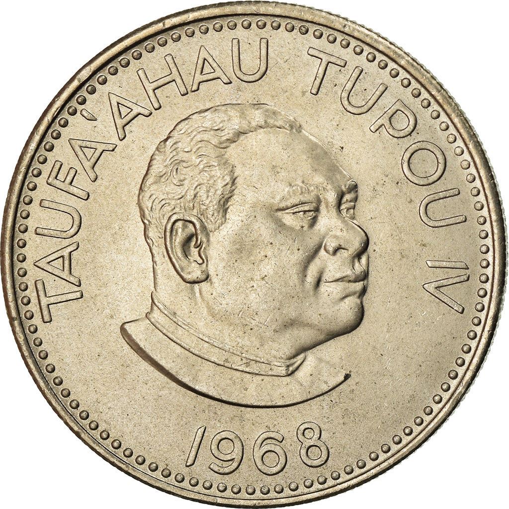 Tonga | Moneta da 10 Seniti | Re Tupou IV | Ramo | KM:30 | 1968 - 1974