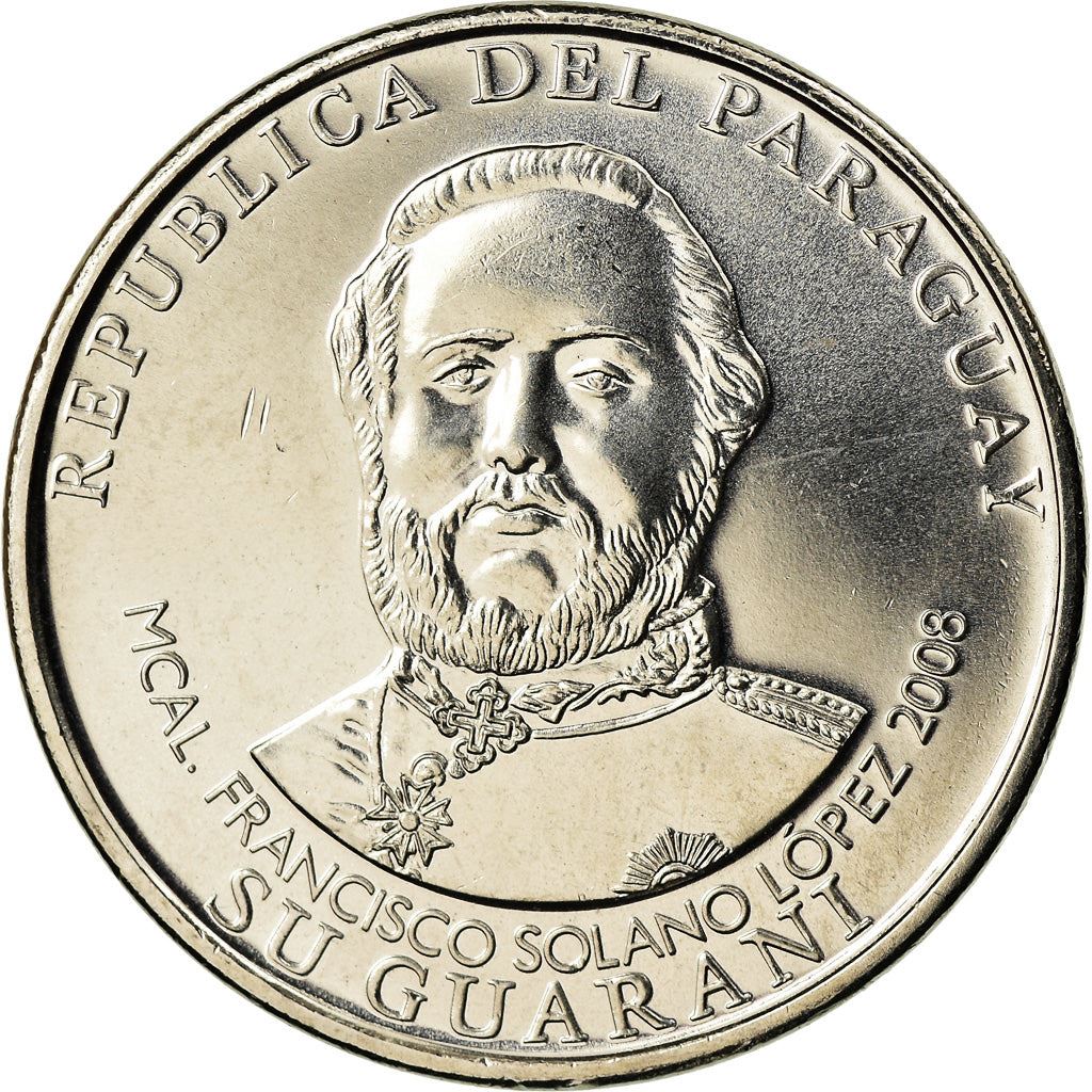 Paraguay | 1000 Guaranies Coin | Francisco Solano Lopez | Km:198 | 2006 - 2022
