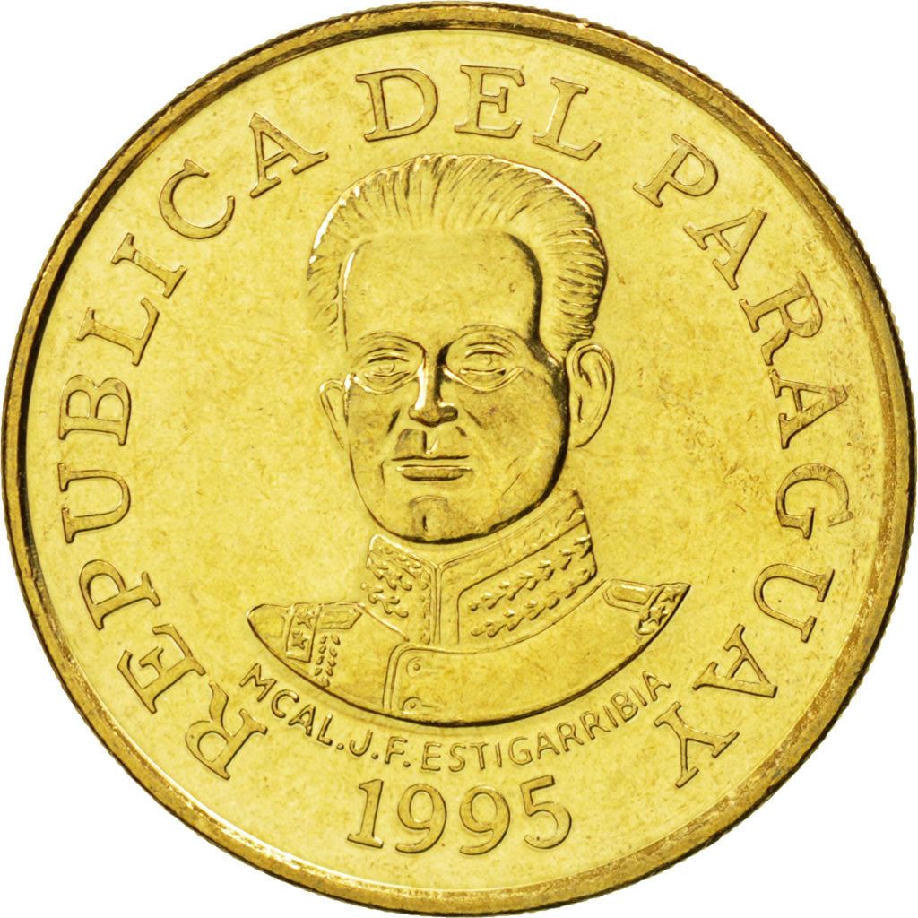 Paraguay | 50 Guaraní-mynt | José Félix Estigarribia | Km:191A | 1995 - 2005