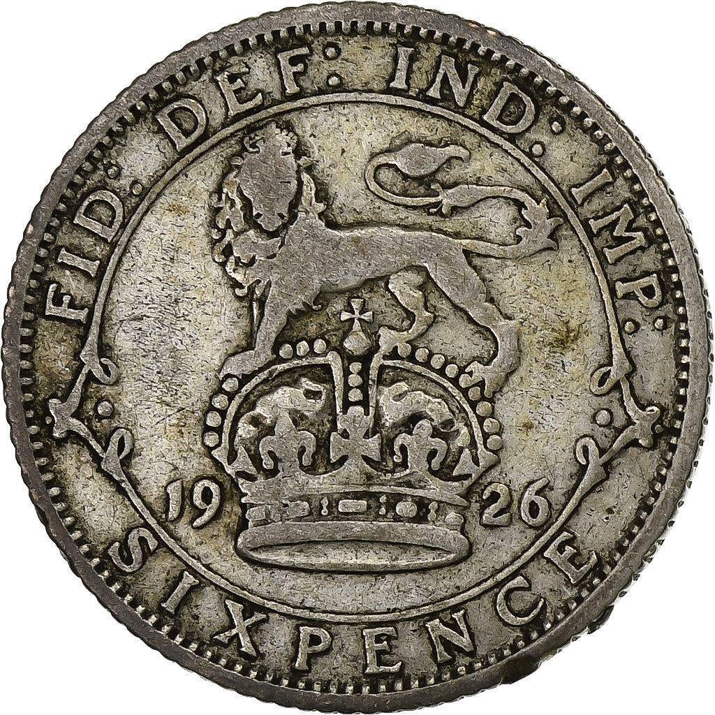 United Kingdom | 6 Pence Coin | George V | Km:815A | 1920 - 1926