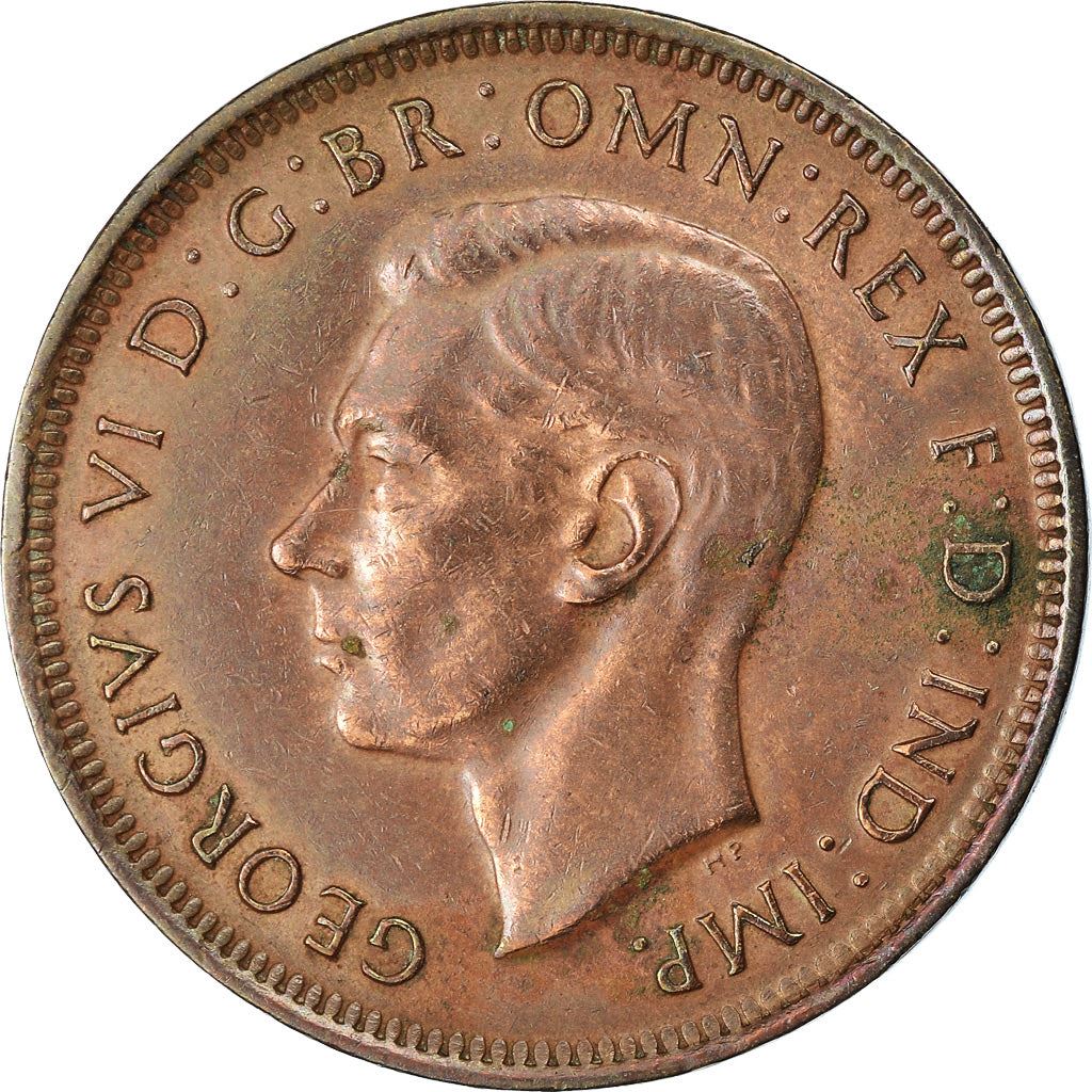Australia | 1/2 Penny Coin | Kangaroo | Km:41 | 1939 - 1948