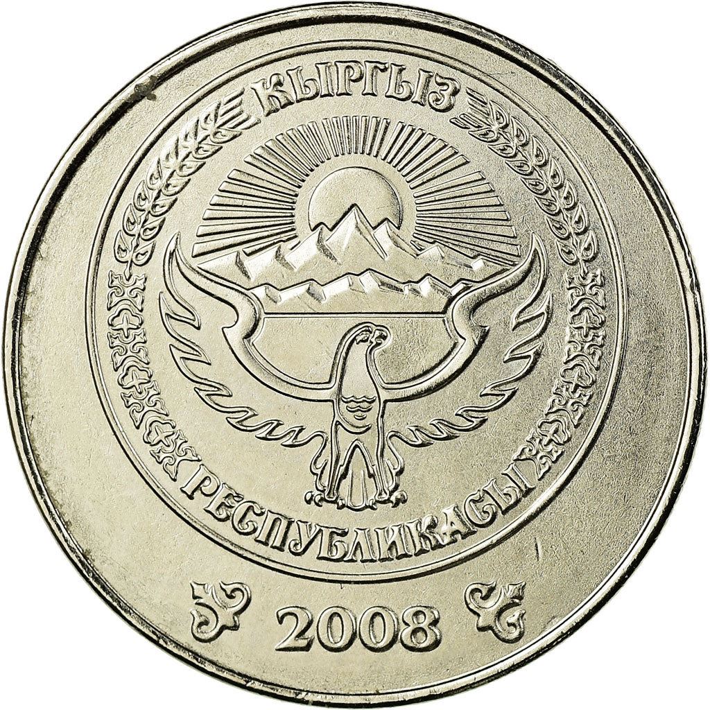 Moneta 3 Som Kirgistan | Falcon | Kookor | KM15 | 2008