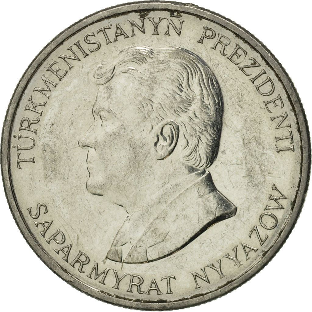 Turkmenistan 20 Tenne Coin | Saparmurat Niyazov | KM4 | 1993