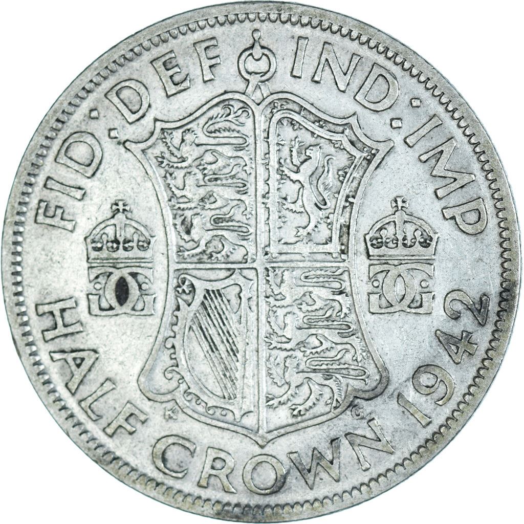 United Kingdom | 1/2 Crown Coin | George VI | KM:856 | 1937 - 1946