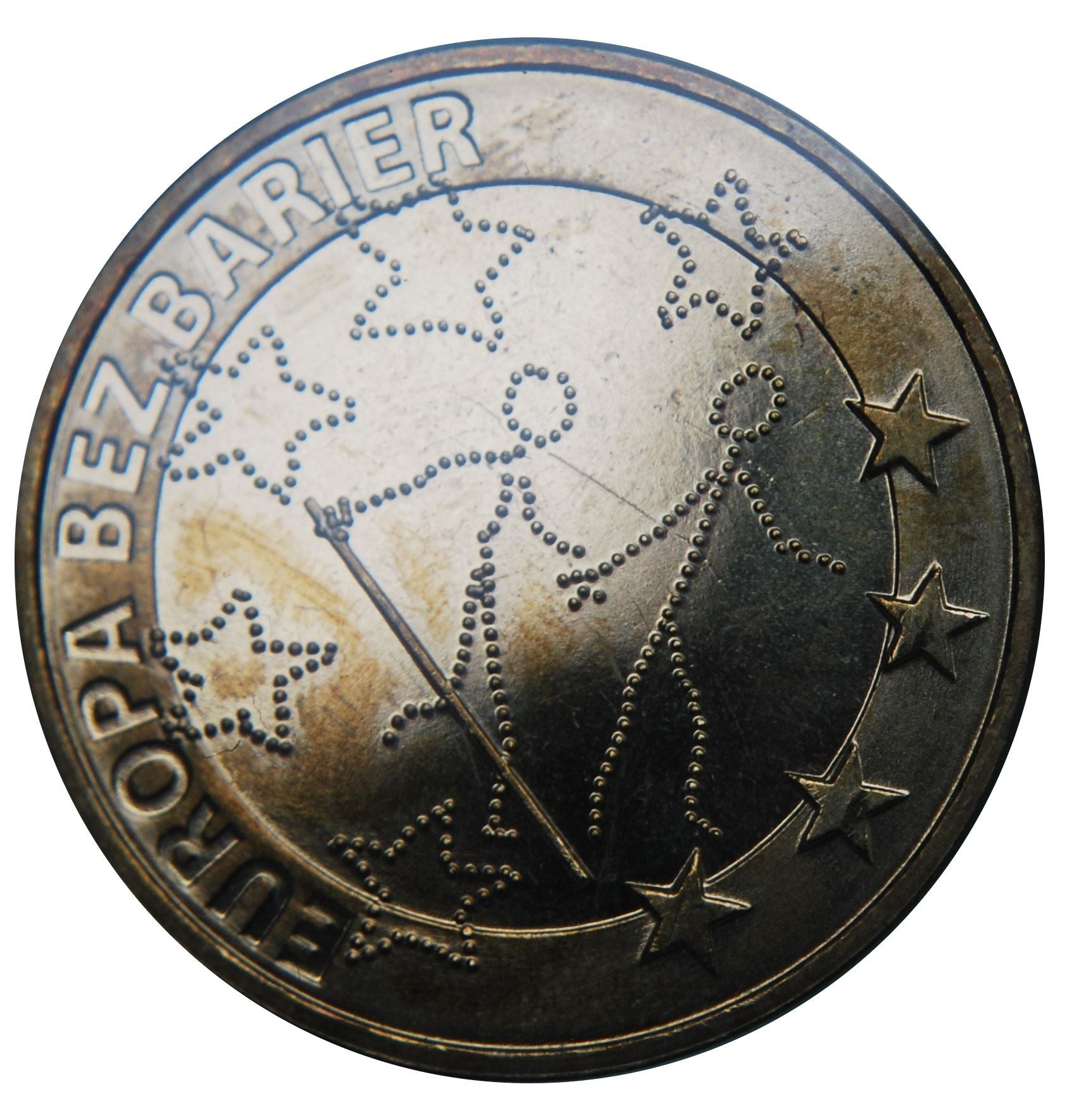 Poland | 2 Z?ote | Europe Without Barriers | Blind Man | Eagle | KM795 | 2011