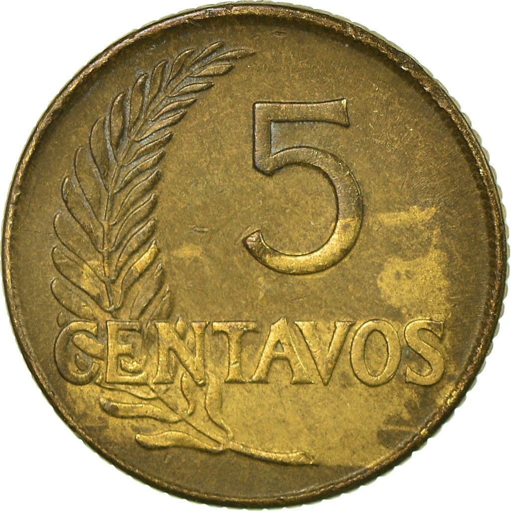 Peru | 5 Centavos Coin | Ceres | Km:223 | 1945 - 1965