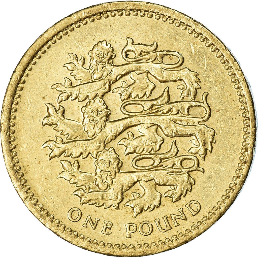 United Kingdom | 1 Pound Coin | English Lions | Km:1030 | 2002