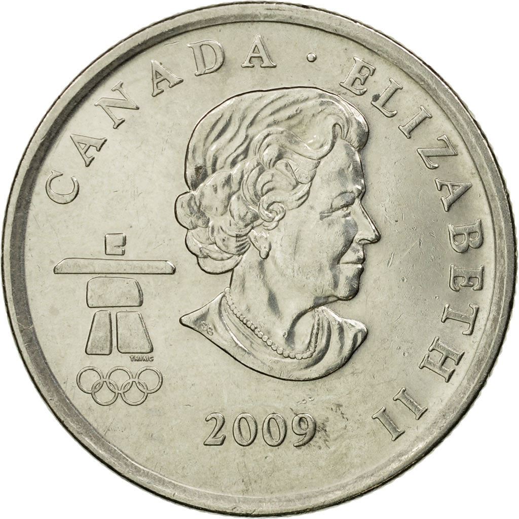 Canada | 25 Cents Coin | Nickel plated steel | Speed Skating | KM:842 | 2009