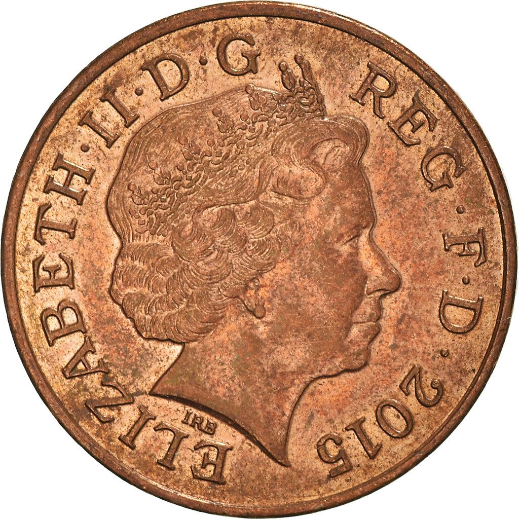 United Kingdom | 2 Pence Coin | Elizabeth II | Km:1333 | 2015 - 2022