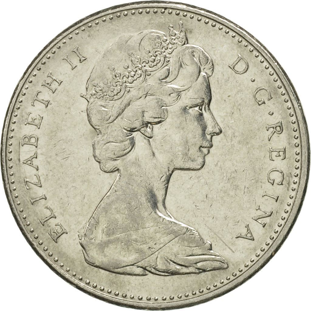 Canada | 5 Cents Coin | Nickel | 2nd portrait | KM:60.1 | 1965-1978