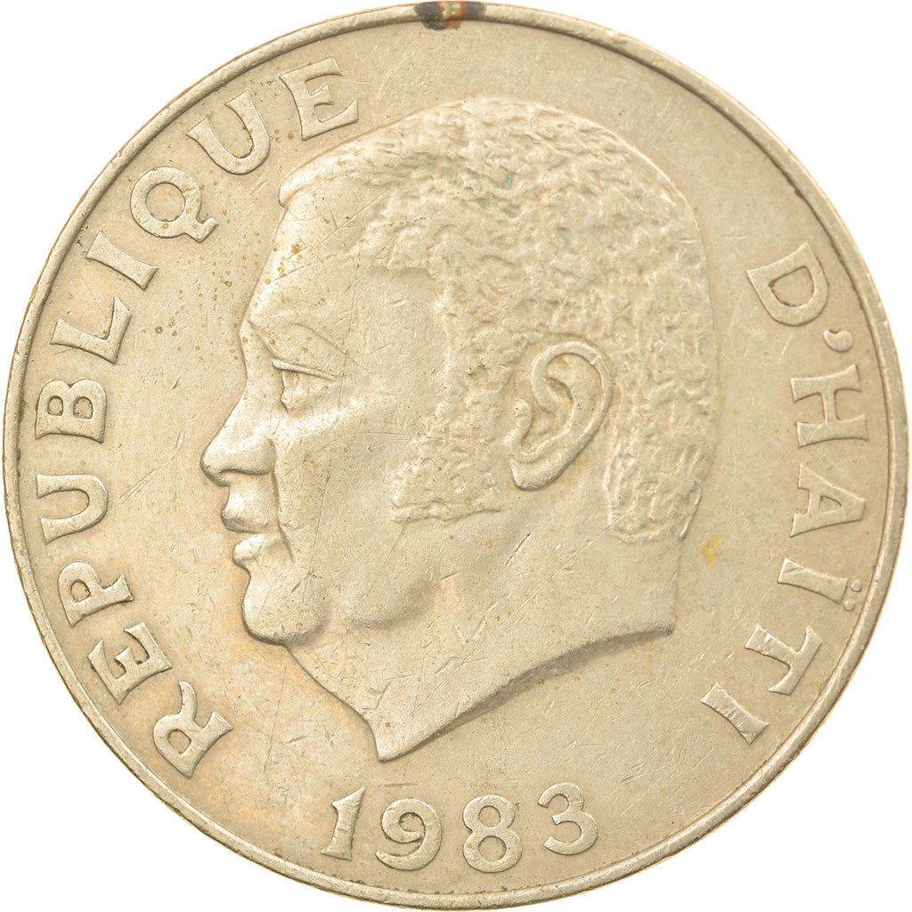 Haiti | 50 Centimes Coin | Jean-Claude Duvalier | Cannon | Km:101A | 1975 - 1985