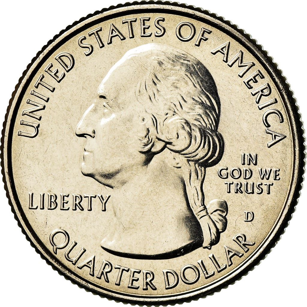 United States | 1/4 Dollar Coin | Effigy Mounds Iowa | Km:653 | 2017