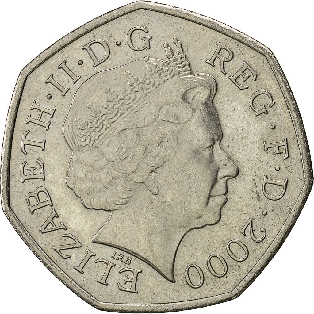 United Kingdom | 50 Pence Coin | Public Libraries | Km:1004 | 2000 - 2009