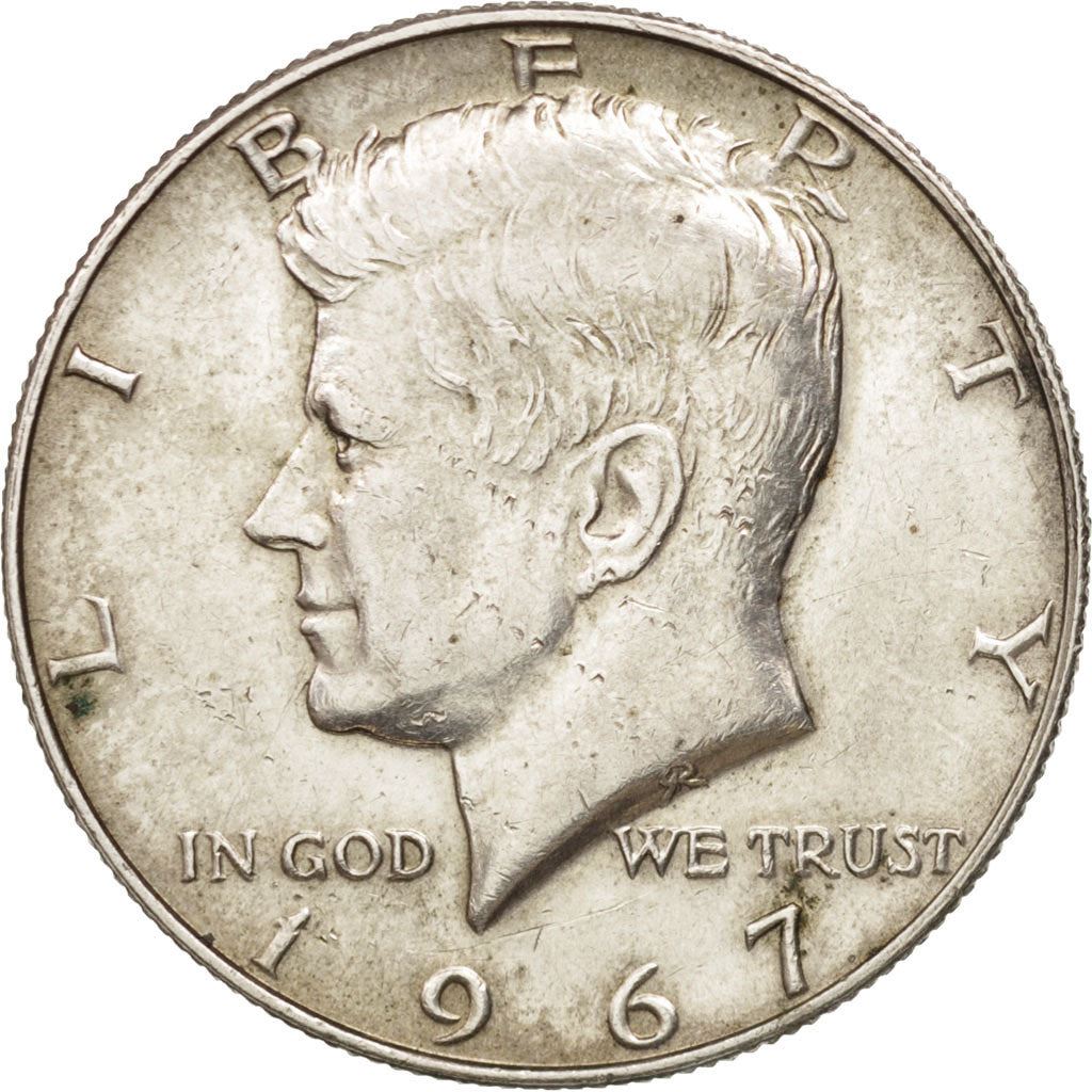 United States | ½ Dollar Coin | 40% Silver | John Fitzgerald Kennedy | Billon (.400 silver) | KM:202a | 1965-1970