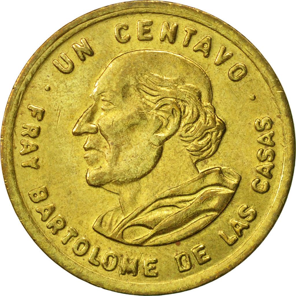 Guatemala | 1 Centavo Coin | Bartolomé de las Casas | Km:275 | 1974 - 1995