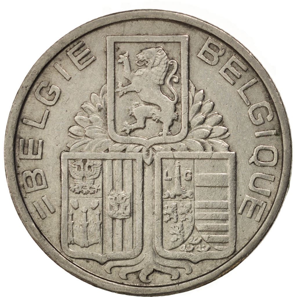 Belgium | 5 Francs Coin | Lion | Km:117 | 1938 - 1939