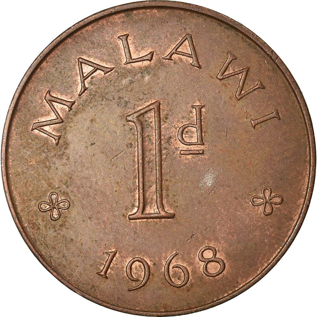 Malawi | 1 Penny Coin | Bronze | Km:6 | 1967 - 1968