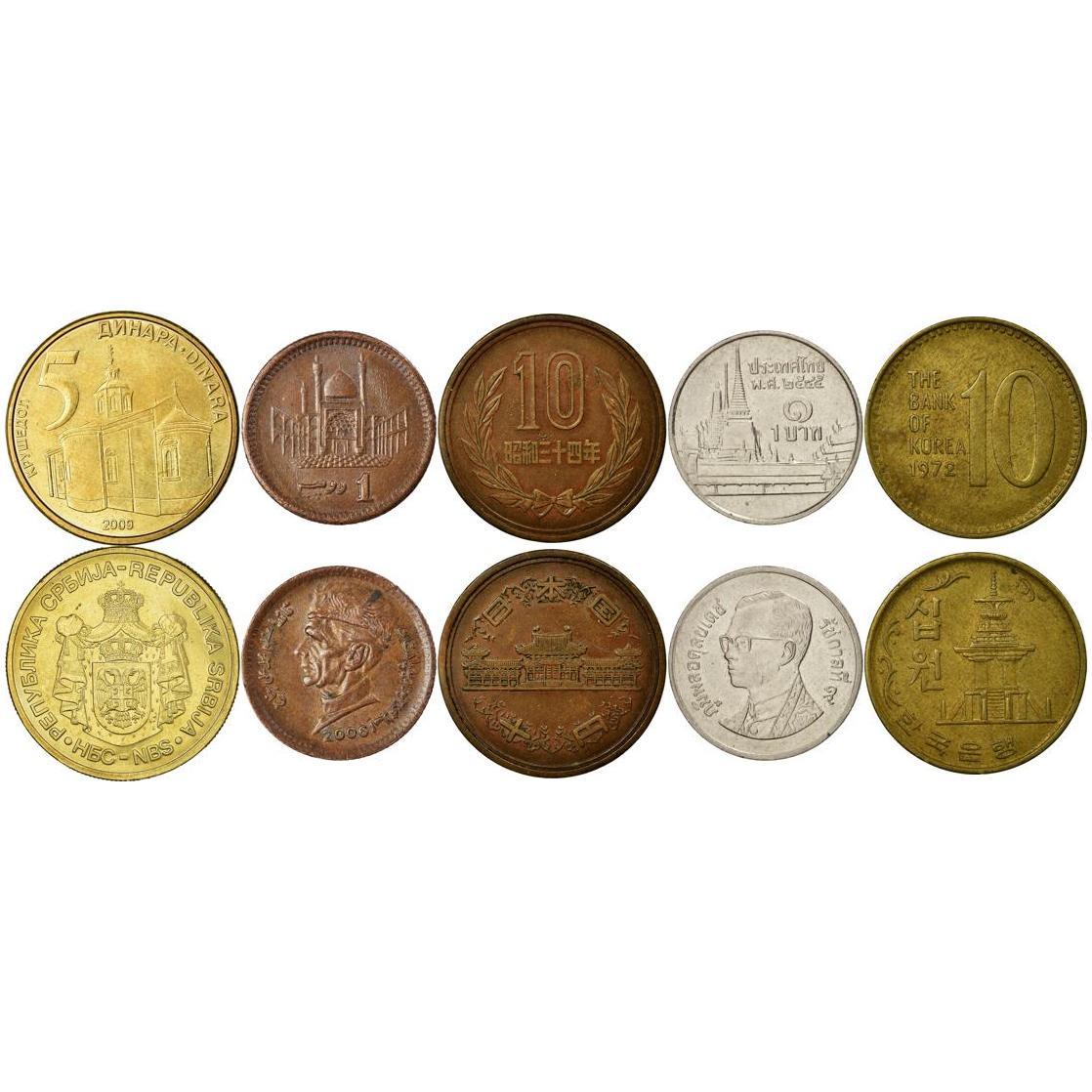 Different Coins with Houses of Worship | Church | Synagogue | Mosque | Shrine | Temple | Pagoda