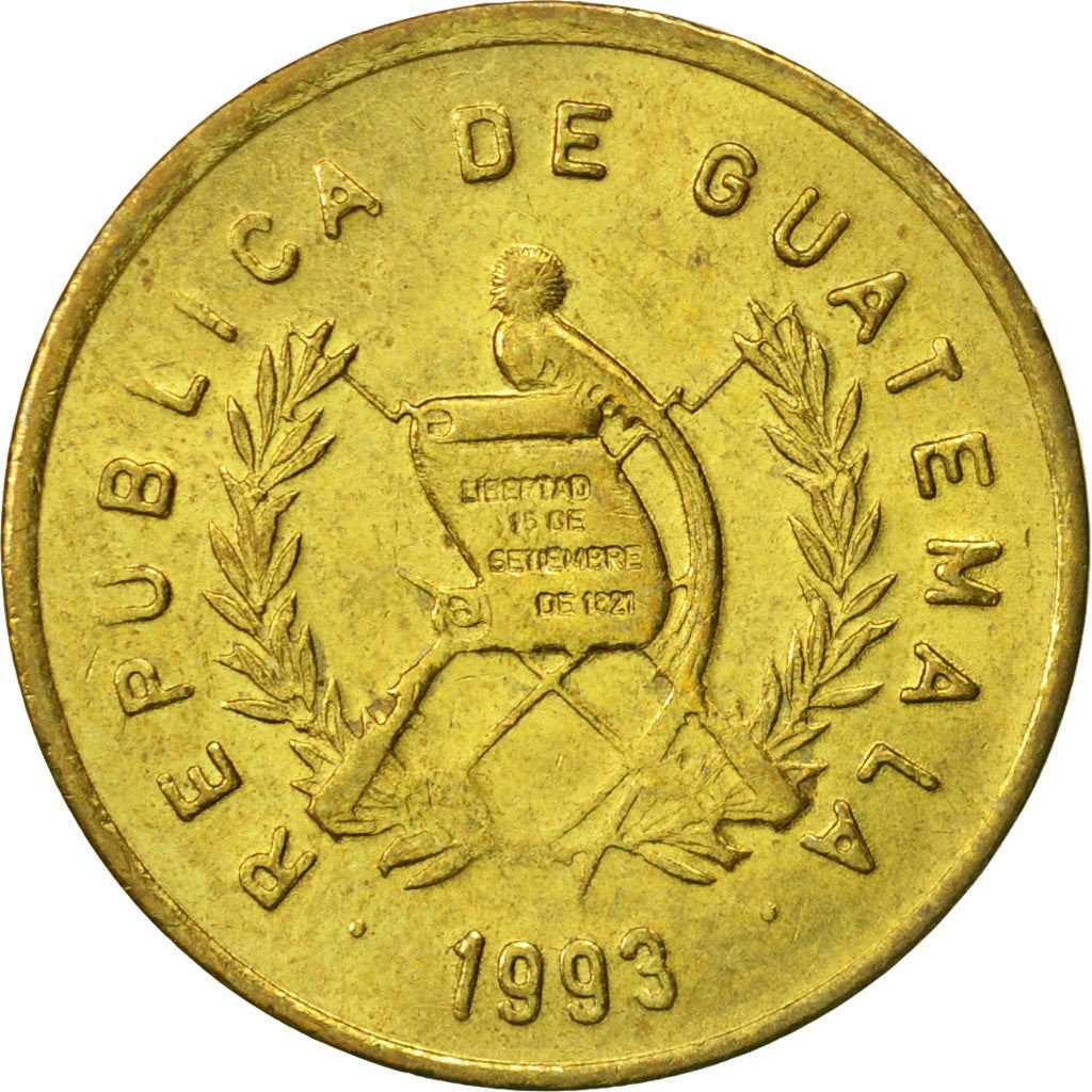Guatemala | 1 Centavo Coin | Bartolomé de las Casas | Km:275 | 1974 - 1995