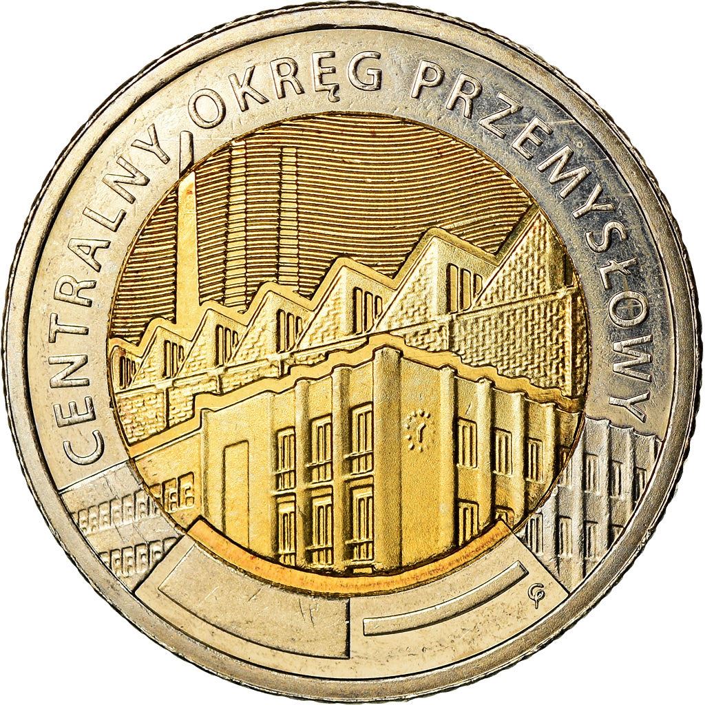 Poland | 5 Zlotys Coin | Industrial District | Y:976 | 2017