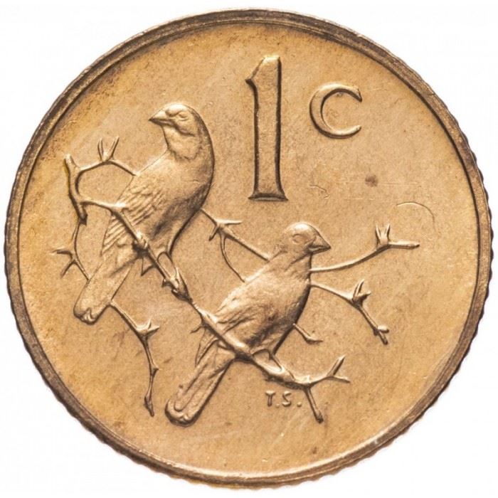South Africa 1 Cent Coin | Nicolaas J. Diederichs | KM98 | 1979